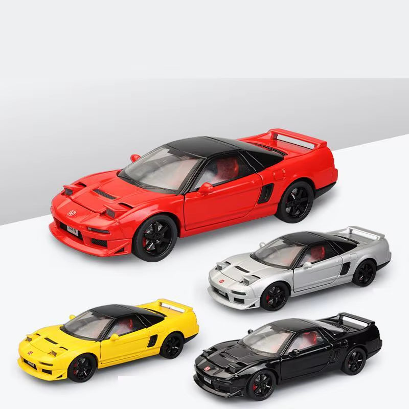 1/32 Honda Acura NSX NA1 JDM Racing Toy Car for Kid Diecast Vehicle Miniature Model Pull Back Sound Light Collection Gift Boys